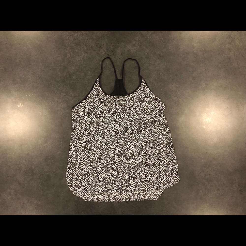 Lulu Lemon - Black/White workout tank